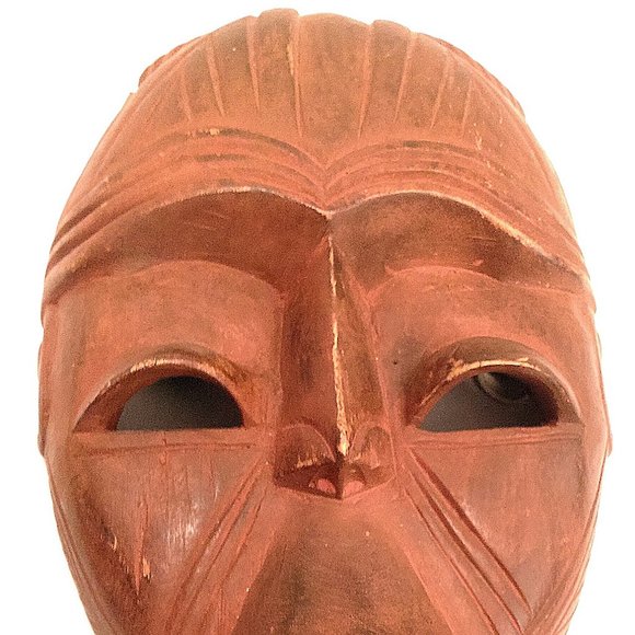 Vintage Wooden African Mask - Picture 3 of 11